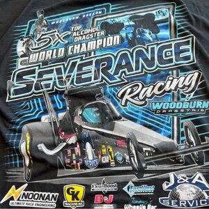 Severance Racing NHRA Top Alcohol Dragster Graphic Tee 3XL
